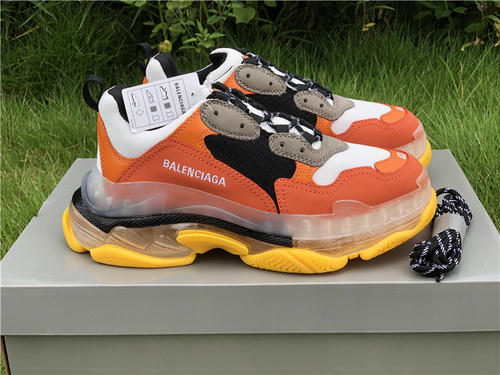 Paris family_ air cushion dad_ gray orange color matching_ original level_ full code shipment 36--45-ff478e26